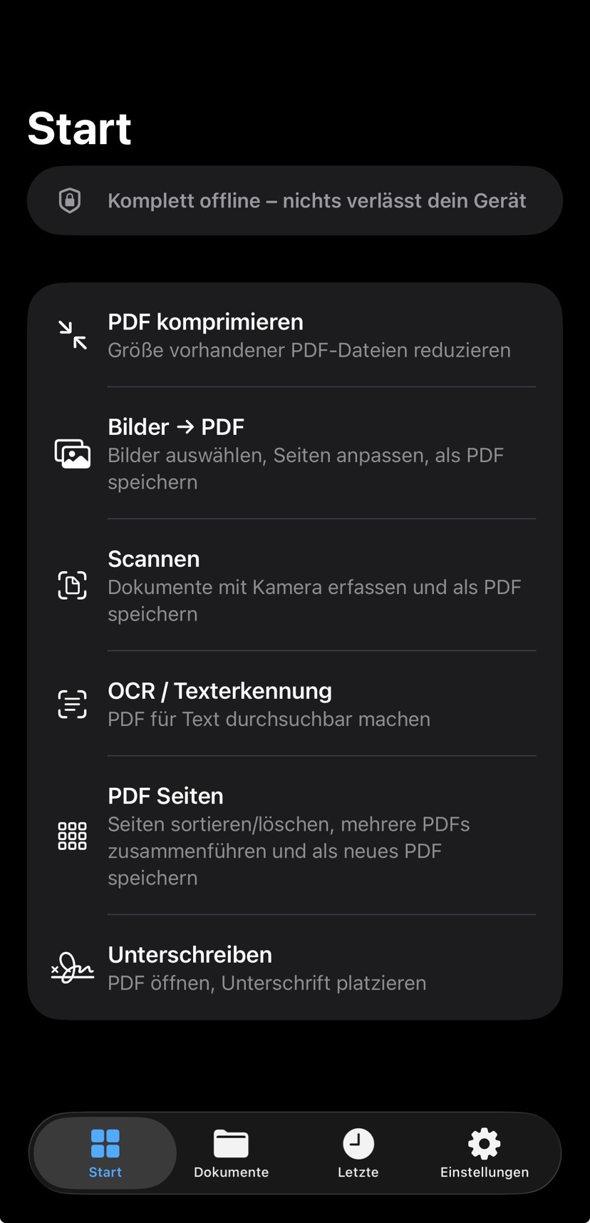 PDF - Shrink & Scan & OCR Screenshot