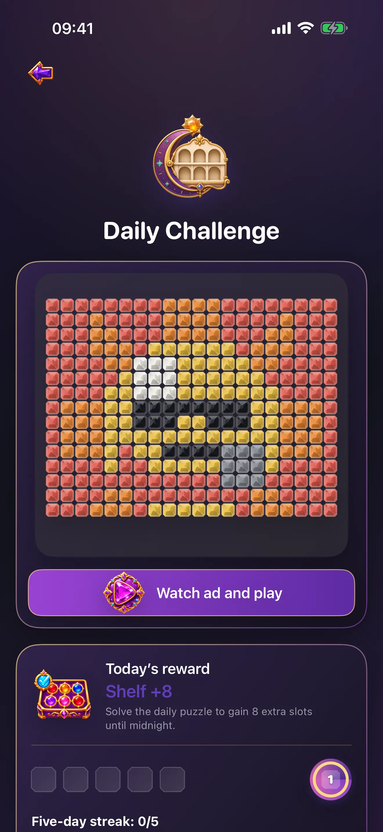Jewelume Coloring Puzzle – Daily Puzzle