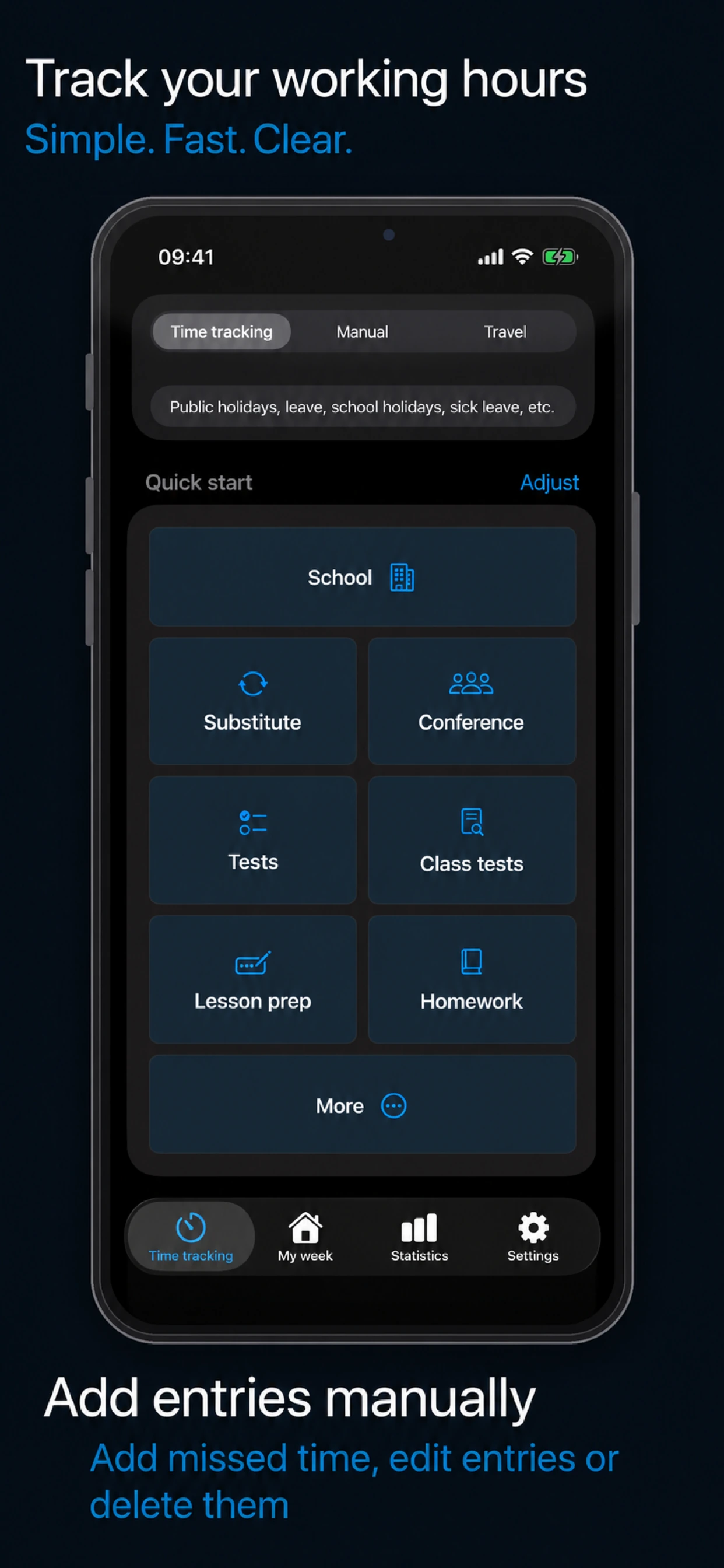 TeacherTime app screenshot