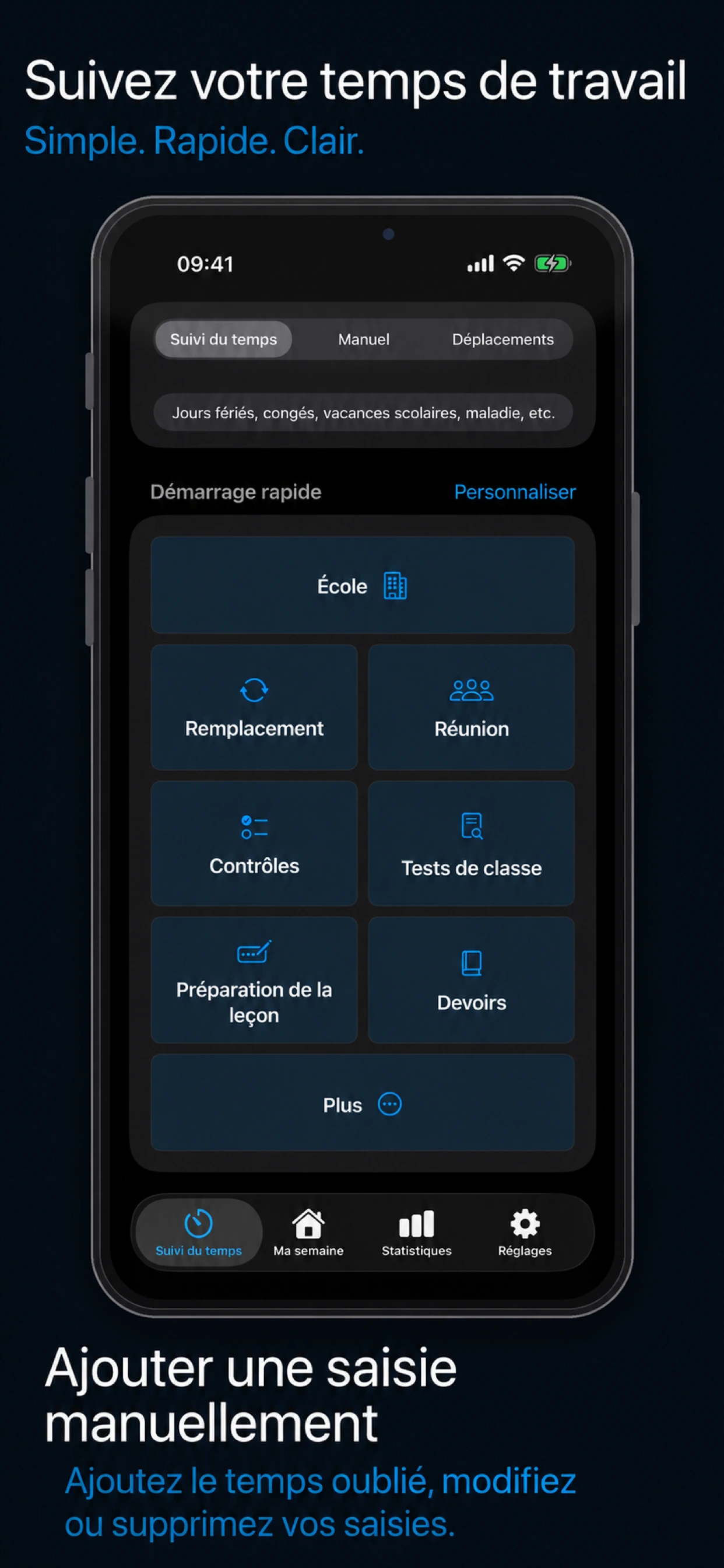 TempsProfs app screenshot