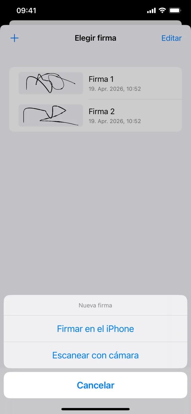 PDF - Shrink & Scan & OCR: Añadir firmas a PDFs