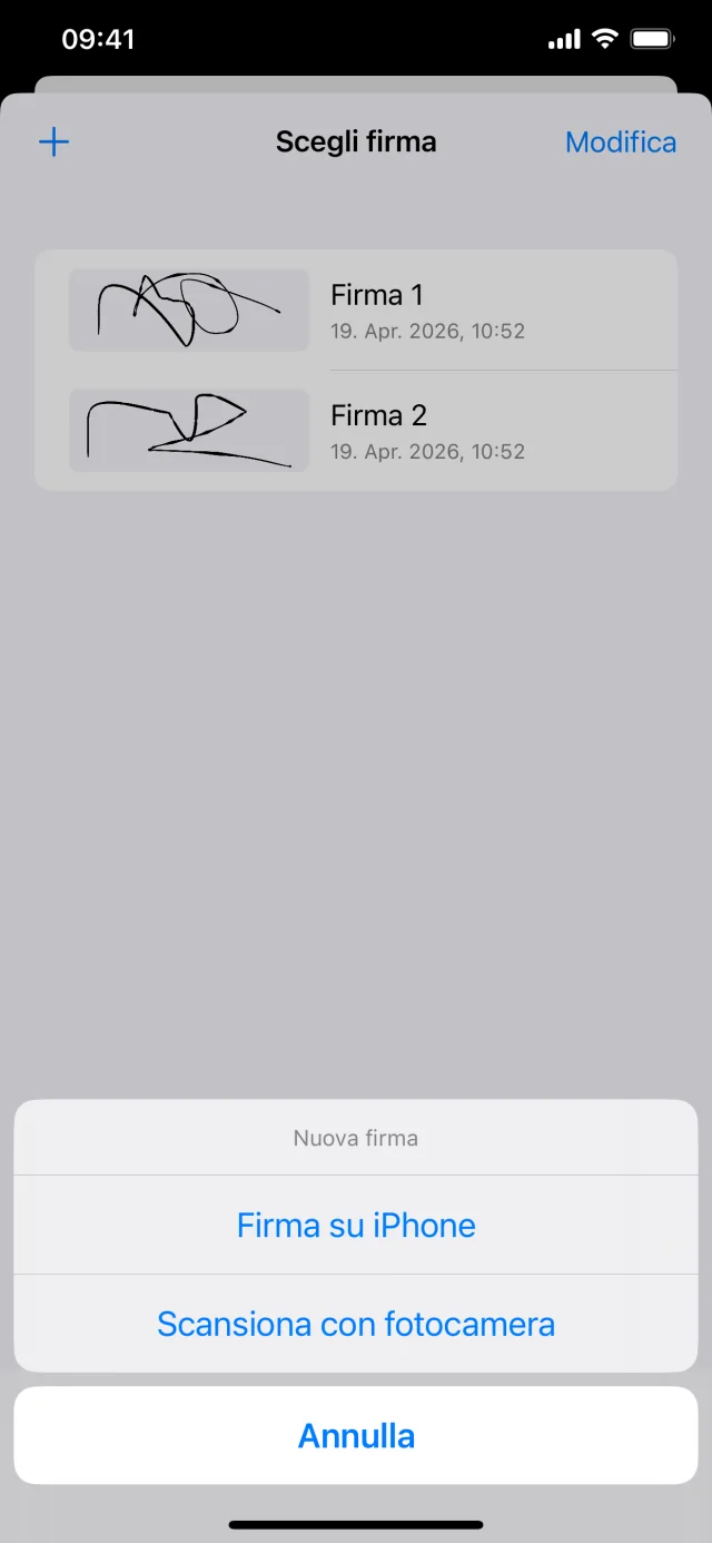 PDF - Shrink & Scan & OCR: Aggiungi firme ai PDF