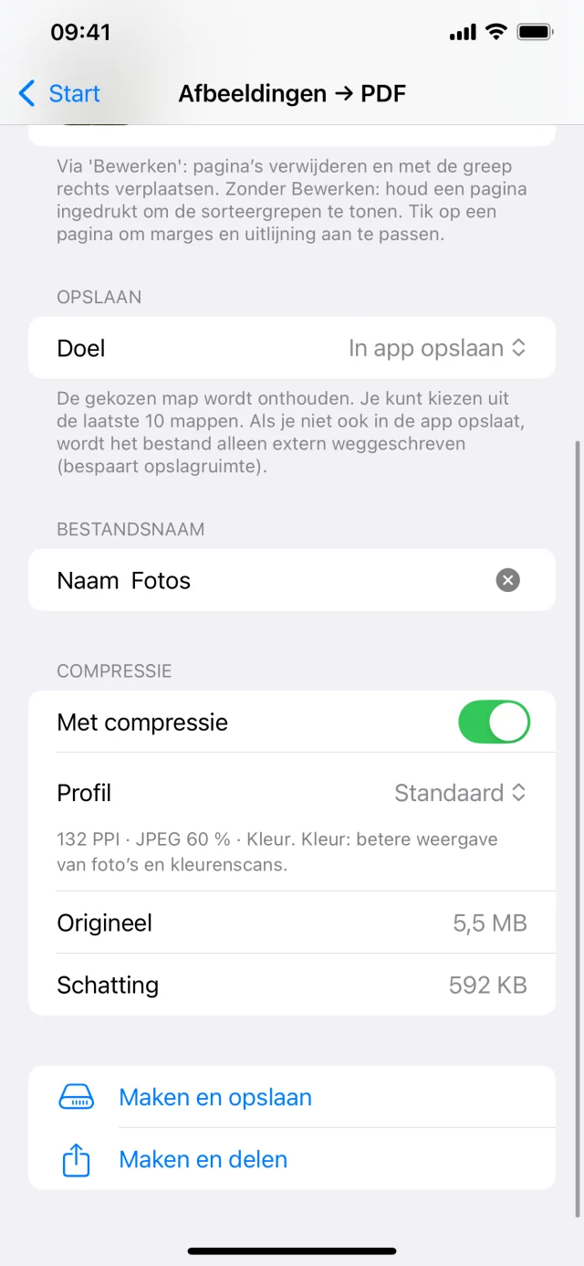 PDF - Shrink & Scan & OCR: PDF's maken van afbeeldingen
