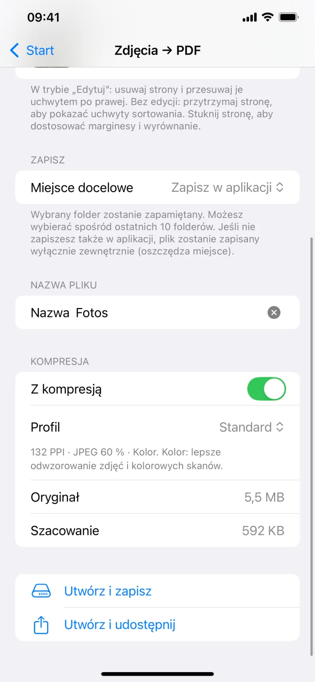 PDF - Shrink & Scan & OCR: Tworzenie PDF-ów z obrazów