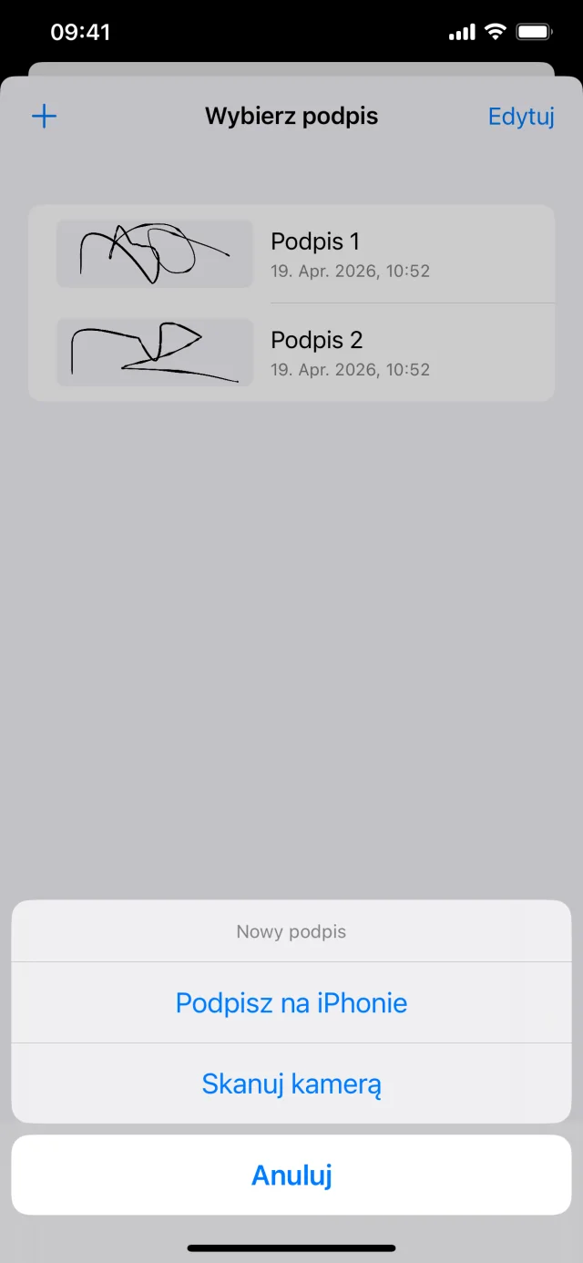 PDF - Shrink & Scan & OCR: Dodawanie podpisów do PDF-ów