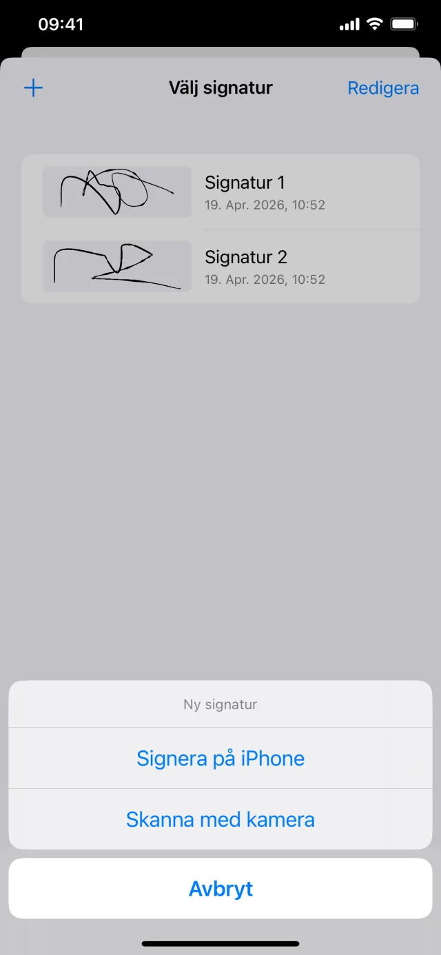 PDF - Shrink & Scan & OCR: Lägg till signaturer i PDF-filer
