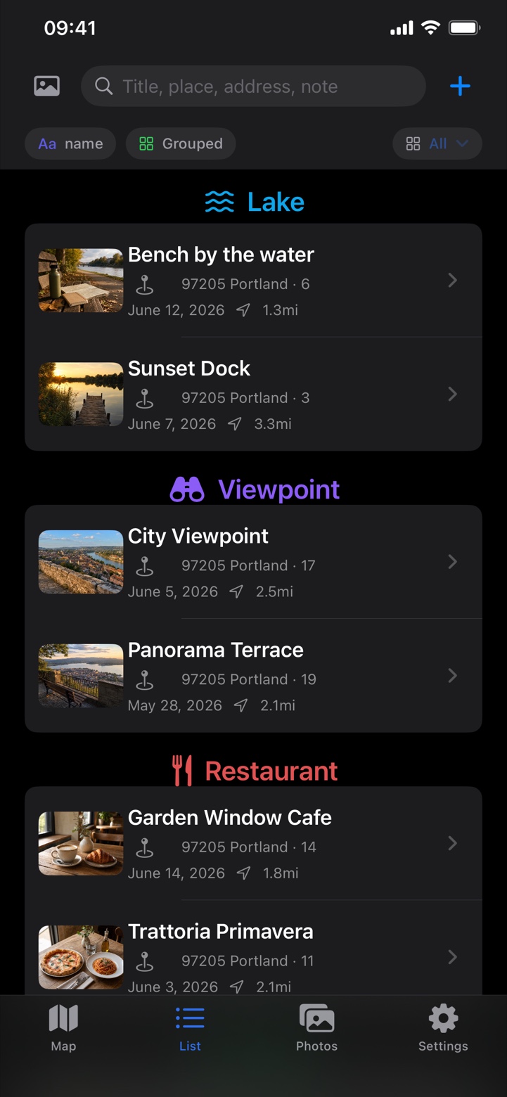 Placekeeper - أماكني Screenshot
