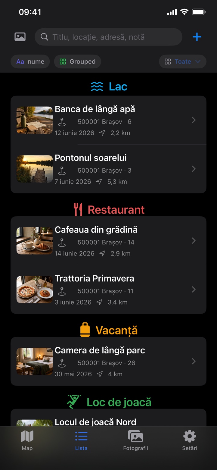 Placekeeper - Locurile mele Screenshot