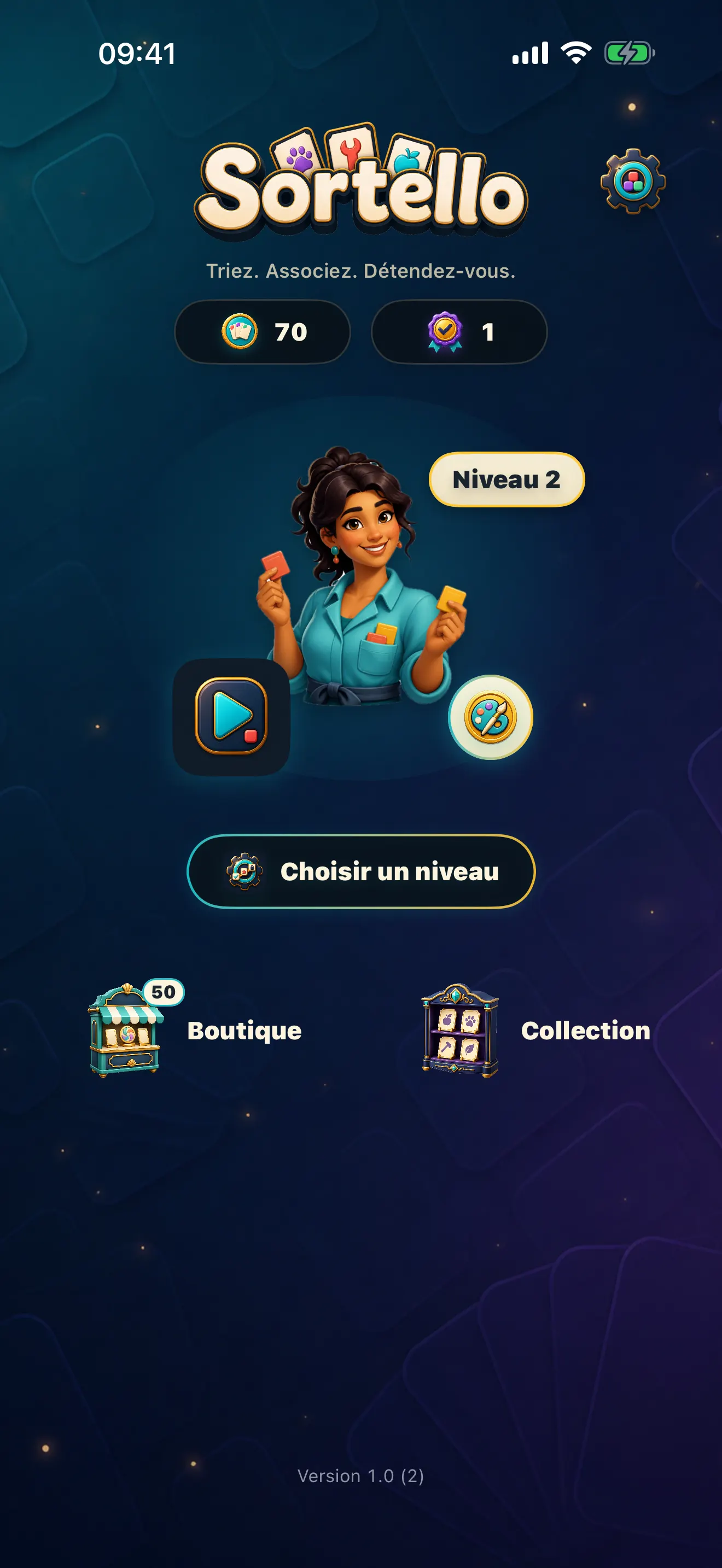 Sortello: Category Sort – Écran d’accueil